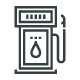 Ícono dispensadora de gasolina